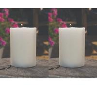 Zero In 2X Natural Citronella Outdoor Pillar Candle Wind Resistant Garden Candle 38H