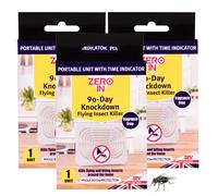 Zero in 90day Knockdown Flying Insect Killer 3 Pack Fly for Home Whole