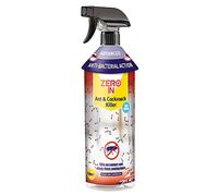 Zero In Anti-Bacterial Ant & Cockroach Killer - 1 L Spray, Controls Insects and Kills Germs in the Home and Garden, Prevent Repeat Re-Infestations, Ready-To-Use