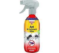Zero In Anti-Bacterial Ant & Cockroach Killer Spray 500ml | Fast-Acting Insect Killer | Eliminates Ants, Cockroaches & Crawling Insects | Home & Kitchen Use