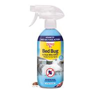 Zero In Bed Bug & Dust Mite Killer- 500 ml Spray. Ready-To-Use Formulation Kills Bed Bugs, Dust Mites and the Germs they Carry. Water-Based. Prevents