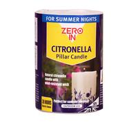 Zero In Citronella Pillar Candle, Mosquito Repellent