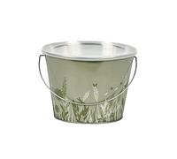 Zero In Citronella XL Candle Bucket - Close to Home, Decorative, Steel, Repels Mosquitoes, Natural, For Gardens and Patio Areas