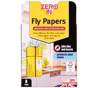 Zero In Fly Papers 8pk