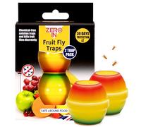 Zero In Fruit Fly Trap - Twinpack, Multicolour