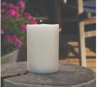 Zero In Natural Citronella Outdoor Pillar Candle Wind Resistant Garden Candle 38H