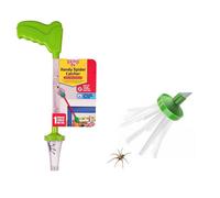 Zero In Spider Catcher Pick Up Tool Humane Long Handled Reach Crawling Insect Bug Trap