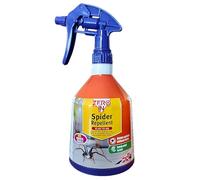 Zero in Spider Repellent Spray 500ml, Indoor Spider Deterrent with Peppermint Oil, Ready to Use Fresh Mint Scent, Long-Lasting Spider Control for Home, Windows, Doors & Corners, Lasts up to 3 Weeks