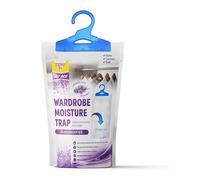 Zero In Wardrobe Dehumidifier - 300g - Lavender | Moisture Absorber & Odor Eliminator | Prevents Mold, Mildew, and Dampness | Ideal for Closets, Bedrooms, and Storage Spaces