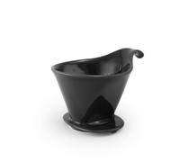Zero Japan - Bee House Pour Over Coffee Dripper - Lead-Free & Cadmium-Free Ceramic Coffee Maker with Elegant Peek Hole, Drip Cone Brewer Coffee Gifts, Brewing Accessories - Black, Standard Size