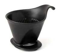 Zero Japan - Bee House Pour Over Coffee Dripper - Lead-Free & Cadmium-Free Ceramic Coffee Maker with Elegant Peek Hole, Drip Cone Brewer Coffee Gifts, Brewing Accessories - Noble Black, Standard Size
