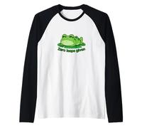 Zero Leaps Given - Frog Raglan Baseball Tee