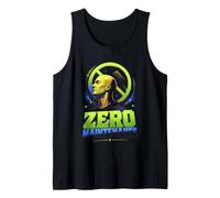 Zero Maintenance Bald Guy Funny Hairless Pride Tank Top