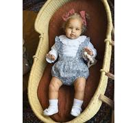 Zero Pam 60 CM Big Size Reborn Baby Dolls Girl, Mixed Race Silicone Baby Dolls, Realistic Babys Doll, Newborn Babys Doll With Soft Cloth Body&Vinyl Limbs, Real Life Babies with Accessories for Kids 3+