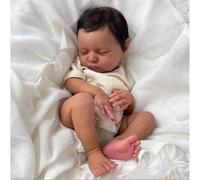 Zero pam Black Reborn Baby Dolls Boy 20 Inch African American Black Boy, Sleeipng Realistic Newborn Doll, Soft Cloth Body,Real Life Baby Dolls For Girls Boys Toys