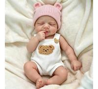 Zero pam Floopy Full Silicone Baby Dolls,33CM Reborn Baby Dolls,Squishy Realistic Babys Doll,Open Mouth 3D Skin Posable Newborn Babies, Lifelike Babys Doll,Real Life Babies For Girls