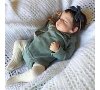 Zero pam Full Body Silicone Baby Doll-50cm Reborn Baby Dolls, Realistic Babys Doll, Anatomically Correct Girl, 3D Skin Real Life Babys Dolls, Lifelike Babies, Reborn Babies for Girls with Accessories