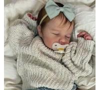 Zero pam Full Body Silicone Reborn Baby Dolls-20 Inch Realistic Baby Doll, Anatomically Correct Girl, Full Silicone Babies, Realistic Reborn Babys Doll That Look Real with Accessories For 3+ Girls