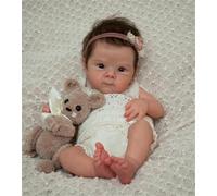 Zero pam Full Silicone Reborn Baby Dolls-45CM Realistic Baby Doll, Anatomically Correct Real Life Reborn Dolls, Silicone Babys Doll For Girls (Modern)