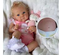 Zero pam Full Silicone Reborn Baby Dolls-48CM Realistic Baby Doll, Anatomically Correct Girl, Real Life Babys Dolls, Silicone Babys Doll For Girls With Accessories (Bettie03)