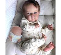 Zero pam Full Silicone Reborn Baby Dolls-48CM Realistic Baby Doll, Real Life Baby Dolls That Look Real, Anatomically Correct Baby Girl, Silicone Baby Dolls For Girls