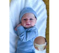 Zero pam Full Silicone Reborn Baby Dolls Boy-48CM Realistic Baby Doll, Posable Real Life Babies That Look Real, Anatomically Correct Silicone Reborn Dolls For Girls