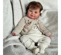 Zero pam Life Like Reborn Dolls - Full Body Silicone,50 CM Realistic Baby Dolls That Look Real Smiling Toddler Girl, Real Looking Lifelike Newborn Baby Doll Posable,Cute Infant Girl Doll