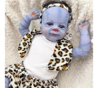 Zero pam Real Life Reborn Baby Dolls 18Inch Lifelike Avatar Baby Dolls Realistic Newborn Baby Dolls That Look Real Soft Cloth Body Reborn Avatar Baby Dolls for Children Age 3+