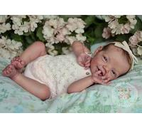 Zero pam Real Life Reborn Dolls Soft Vinyl Full Body 50 Cm Realistic Newborn Dolls Girl Anatomically Correct Life Like Reborn Babies Handmade Baby Reborn Dolls With Open Mouth
