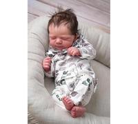Zero pam Realistic Reborn Baby Dolls,18 Inch Real Life Silicone Newborn Dolls That Look Real, Sleeping Anatomically Correct Toddler Babies, Lifelike Baby Girl For Kids 3+