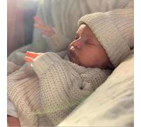 Zero pam Realistic Reborn Baby Dolls Boy, 19 Inch Life Like Newborn Baby Dolls That Look Real, Sleeping Preemie Size Toddler Babies Silicone Doll Soft Cloth Body With Painted Hair