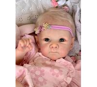 Zero pam Reborn Baby Doll Boy 18 Inch Lifelike Baby Dolls Realistic Newborn Anatomically Correct Baby Dolls That Look Real with Complete Accessories for Age 3+ Kids (Country)