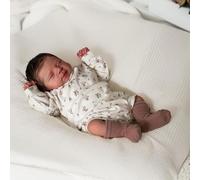 Zero pam Reborn Baby Dolls, 19 In Newborn Baby Doll That Look Real, Soft Cloth Body with Vinyl Limbs Reborn Toddler Dolls for Girls, Rooted Hair Lifelike Babies with Accessories
