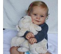 Zero pam Reborn Baby Dolls-24 In Big Size Realistic Baby Doll, Silicone Babys Doll, Newborn Babies Dolls with Rooted Hair, Soft Cloth Body Reborn Babies With Accessories For Girls