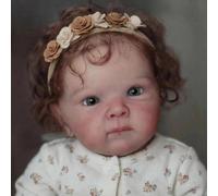 Zero pam Reborn Baby Dolls,45CM,Realistic Baby Doll Girl,Real Life Babys Dolls,Anatomically Correct Girl,Full Soft Vinyl Silicone Body Life Like Newborn Babys With Accessories For Girls Age 3+