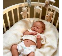 Zero pam Reborn Baby Dolls-48cm Silicone Baby Doll,Realistic Babys Dolls,Anatomically Correct Girl,Silicone Vinyl Real Life Babys Dolls For Girls Role Play With Accessories
