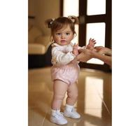 Zero pam Reborn Baby Dolls Black Girl 26 Inch Big Size Realistic Baby Doll Girl, African American Reborn Toddler Doll, Real Looking Biracial Babies, Silicone Babies Toddler Girls (Contemporary)