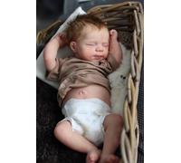 Zero pam Reborn Baby Dolls Boy 18 Inch Soft Silicone Doll Reborn Baby Boy Doll Sleeping Newborn Dolls That Look Real Anatomically Correct With Accessories