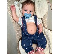 Zero pam Reborn Baby Dolls Boy-45CM Realistic Babys Doll, Reborn Dolls Full Body Boy, Lifelike Babys Doll For Girls With Accessories