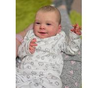 Zero pam Reborn Baby Dolls Boy Realistic Baby Doll That Look Real 45 CM Silicone Smiling Babies Life Like Baby Dolls Soft Body Life Size Reborn Dolls For Girls