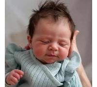 Zero pam Reborn Baby Dolls Girl-18 Inch Hyper Realistic Baby Doll,Reborn Dolls With Soft Cloth Body Lifelike Babys Doll Poseable Vinyl Limbs Rooted Hair,Lifelike Newborn Toddler Baby