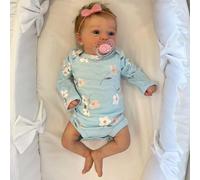 Zero pam Reborn Baby Dolls Girl-48CM Realistic Baby Doll Lifelike Newborn Babies That Look Real Looking Silicone Baby Doll Life Size Reborn Dolls Soft Cloth Body For Toddlers