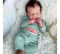 Zero pam Reborn Baby Dolls Realistic - 45 Cm Reborn Dolls Silicone Full Body Life Like Sleeping Newborn Girl Real Life Baby Dolls That Look Real Preemie Baby Dolls For Kids