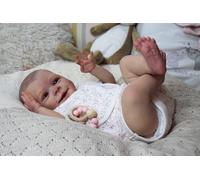 Zero pam Reborn Baby Dolls Realistic Baby Dolls That Look Real 18 Inch Preemie Babies Real Life Babies Doll Soft Body Life Size Reborn Doll For Girls Boys Toys