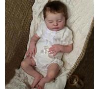 Zero pam Reborn Baby Dolls Realistic Girl 20 Inch Silicone Doll Soft Cloth Body, Sleeping Preemie Babies, Real Looking Newborn Baby Doll, Real Life Dolls For Girls Boys Toys