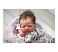 Zero pam Reborn Baby Dolls Silicone Baby Doll 19inch Reborn Babys Dolls Silicone Full Body Bebes De Silicona Reales Realistic Babys Girl Life Like Muñeca Real Life Babies Sleeping That Look Real