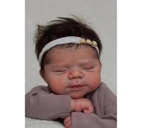 Zero pam Reborn Baby Dolls Silicone Baby Doll 19inch Reborn Babys Dolls Silicone Full Body Realistic Babys Girl Bebes De Silicona Reales Life Like Muñeca Sleeping Life Like Toddler That Look Real