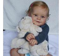 Zero Pam Reborn Baby Dolls Silicone Baby Doll 24inch Realistic Babys Dolls Soft Cloth Body Newborn Babe Doll Simling Reborn Toddler That Look Real Handmade Real Life Babys with Accessories for Kids 3+