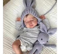 Zero pam Reborn Baby Dolls Silicone Full Body-18 In Anatomically Correct Girl, Sleeping Reborn Toddler Dolls with Accessories, Rooted Hair Realistic Babe Doll for Girls, Poseable Lifelike Baby Doll