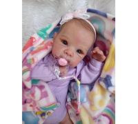 Zero pam Reborn Baby Dolls Silicone Full Body 18 Inch Realistic Baby Doll Silicone Girl Doll Real Looking Anatomically Correct Washable Dolls For Girls Toys